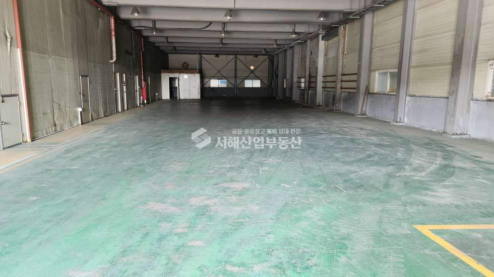 인천 서해구 경서동 물류창고 및 공장 1층180평, 40피트컨테이너 진입원활, 즉시입주 월세 매물번호 10328 사진 2