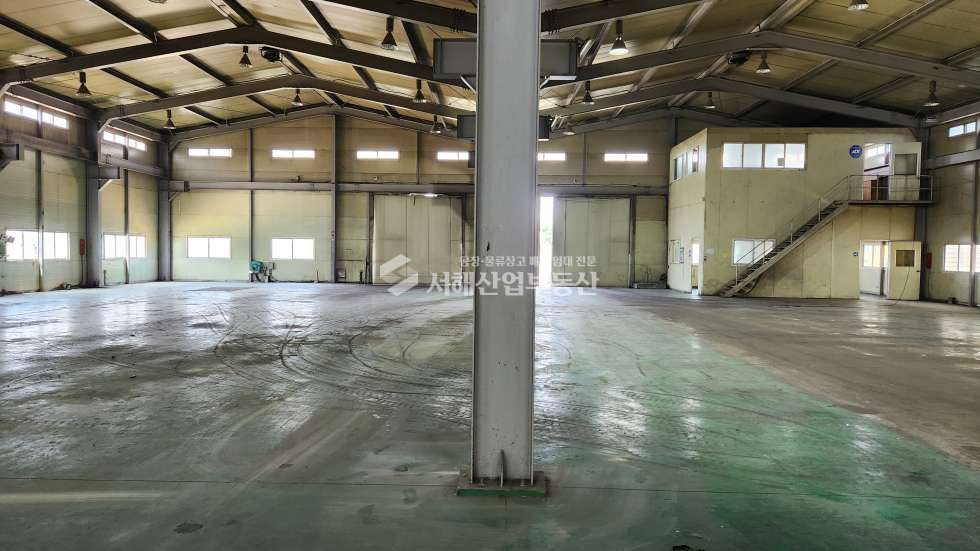 인천 제물포구 만석동 i동 물류창고 1층300평, 층고8~9m, 사무실26평, 즉시입주 , 대형차진입 월세 매물번호 10377 사진 8