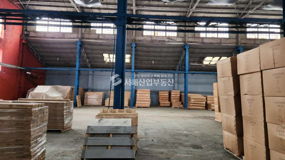 인천 제물포구 화수동 4동 물류창고 1층700평, 층고7m, 평당23000원, 관리비없음 월세 매물번호 10372 사진 2