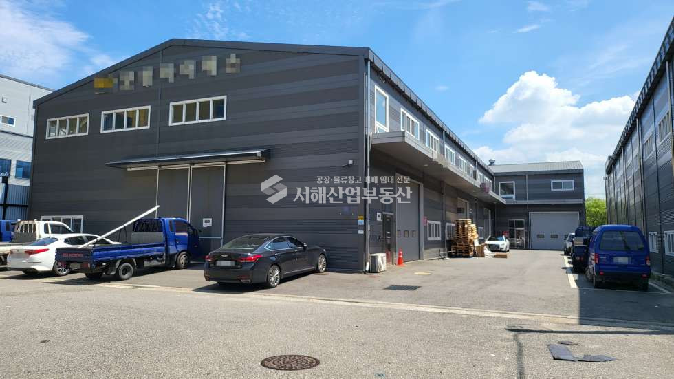 인천 서해구 원창동 1동 원창동 북항 공장 및 물류창고, 대지 513평, 건물 435평(1층 339평+2층 96평), 12m 도로접 매매 매물번호 10534 사진 1