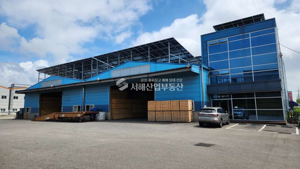 인천 서해구 석남동 2동 물류창고, 창고317평, 사무실52평, 30m도로접, 40피트컨테이너 상하차원활, 월세 매물번호 10542 사진 1
