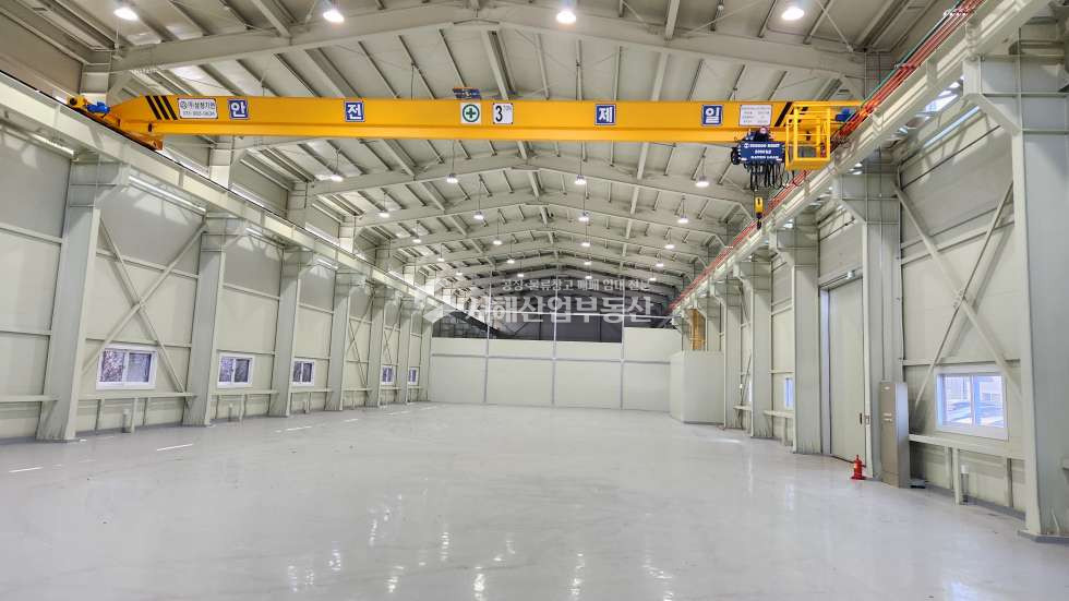 인천 서해구 청라동 주건축물제3동 청라인접 신축공장 1층362평, 3톤 HO, 층고8.5m, 동력150kw, 즉시입주, 월세 매물번호 10574 사진 1
