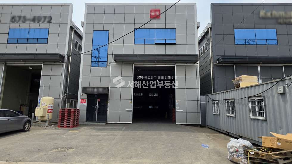 인천 서해구 원창동 1동 단독물류창고 대지181평, 1층125평, 2층31평, 컨테이너 작업원활 월세 매물번호 10615 사진 1