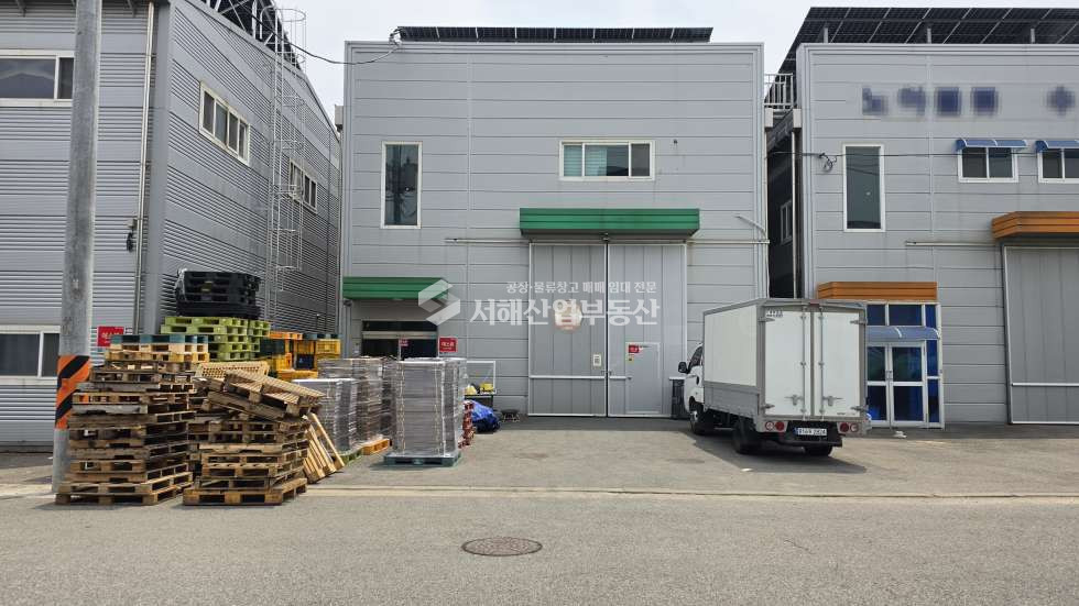 인천 서해구 원창동 3동 단독물류창고 대지175평, 1층123평, 2층19평, 40피트컨테이너진입, 월세 매물번호 10616 사진 1