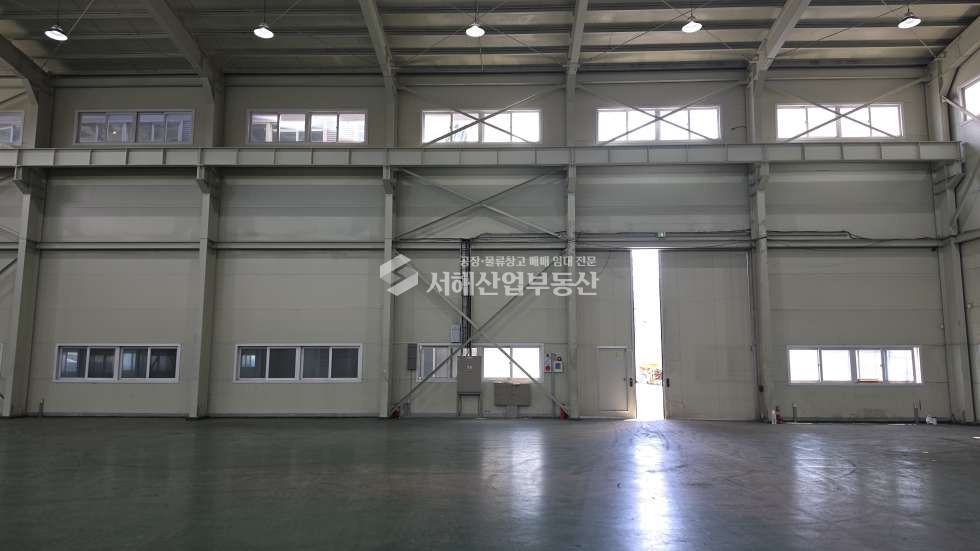 인천 서해구 석남동 A동 물류창고 및 공장, 2개동-1층376평, 층고10m, 40피트진입 및 상하차 원활, 월세 매물번호 10558 사진 4