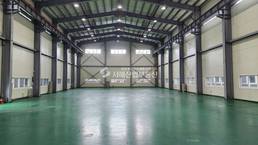 인천 서해구 석남동 B동 전용물류창고 1층247평, 사무실40평, 층고11m, 넓은야드, 40피트컨테이너 월세 매물번호 10439 사진 2