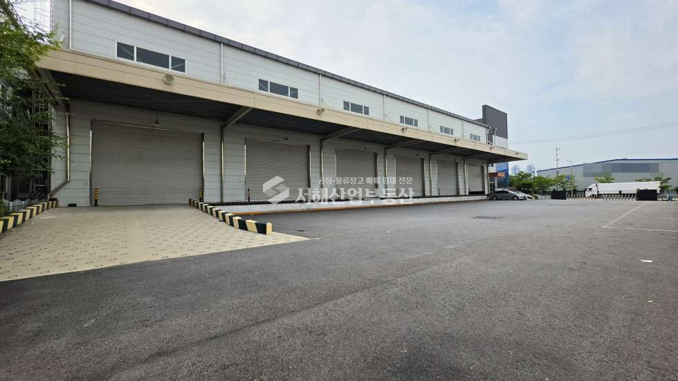 인천 서해구 원창동 단독물류창고, 대지1556평, 건물1091평, 도크식구조, 전동도어, 야드420평, 즉시입주 월세 매물번호 10646 사진 9