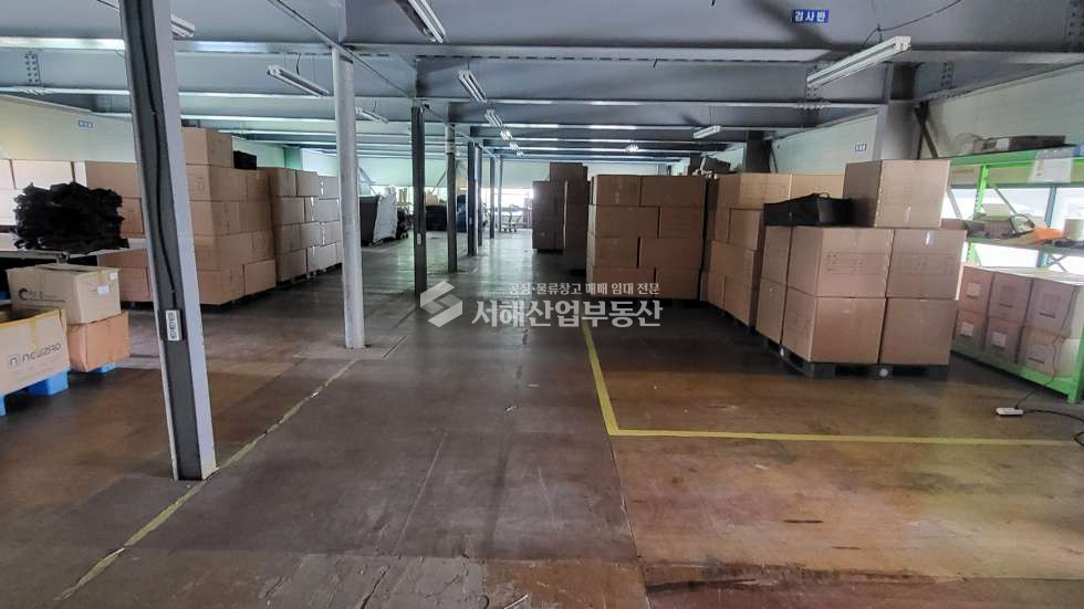 인천 서해구 경서동 경서동 창고 및 공장 1층133평, 2층133평, 화물승강기 월세 매물번호 10199 사진 8